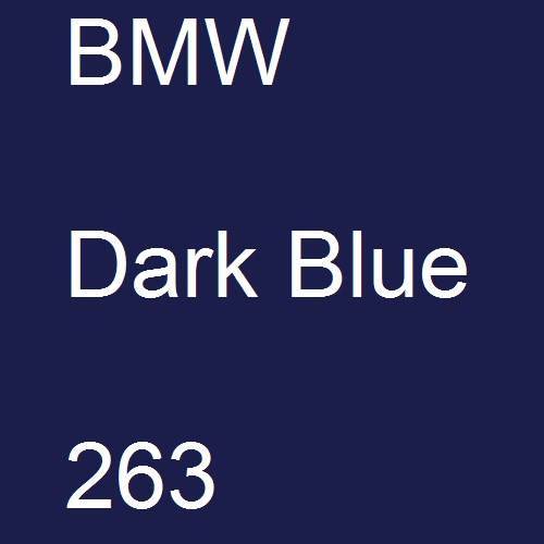 BMW, Dark Blue, 263.